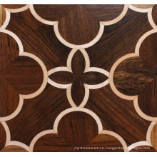 High quality Wood Walnut /Oak Wood Inlay Parquet Floor Tile